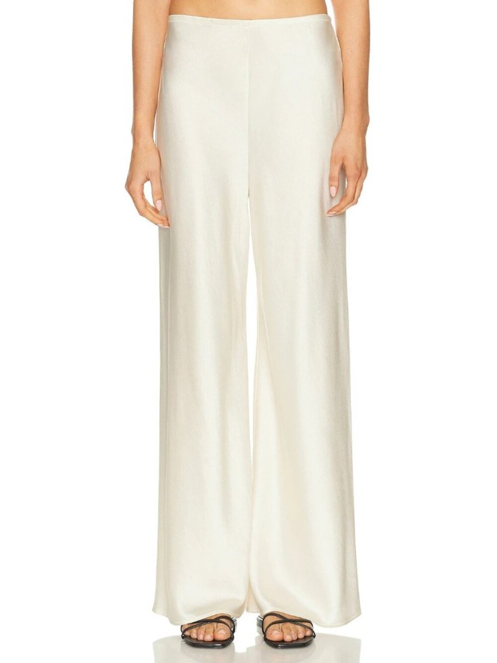 LESET Barb Bias Pants Creme
